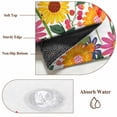 thumbnail image 5 of Spring Cartoon Large Area Rugs 6x9 ft Multicolor Sunflower Cute Floral Leaves Washable Rug Non Slip Indoor Carpet Absorbent Floor Mat for Living Room Bedroom Dining Room, 5 of 9