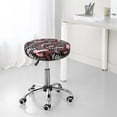thumbnail image 7 of Kll Various Languages Mother Round Bar Chair Cushion Cover 12 Inch,Bar Stool Protector With Elastic, Soft Washable, 7 of 7