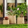 thumbnail image 2 of Coolaroo 5 Gallon Round Fabric Grow Bag with Drainage Holes, UV Resistant and Durable Handles - 1 Pack, Desert Sand, 2 of 7