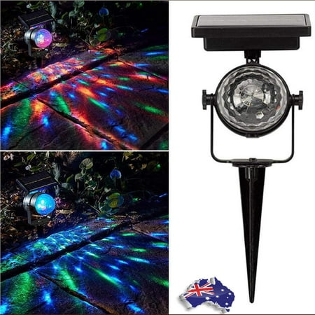 

Solar Spot Light Outdoor Colorful Changing 2-in-1 Solar Landscape Spotlight Waterproof Security Wall Lamp Lights for Patio Yard Lawn Driveway Trees Flags Halloween Christmas Decor