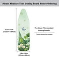 thumbnail image 5 of HELLHERO Extra Thick Ironing Board Cover, Clover and Daisy Meadow 15x54 Ironing Board Cover, Resist Scorching and Staining,Elastic Edges, 5 of 5