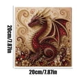 thumbnail image 2 of Diamond Painting Kits for Adults Dragon, 3D Special Shape Diamond Art Kits for Beginners, Crystal Rhinestones Diamond Painting for Home Wall Decoration Gift, Animal(Purple), 7.87in, 2 of 6