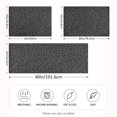 thumbnail image 4 of Haosy Satin Pillowcase for Hair and Skin Standard Cooling Silk Pillow Case with Envelope Closure Dark Gray Leopard Print 20"x26", 4 of 9
