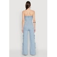 thumbnail image 4 of Womens Daisy Wide Leg Cargo Pocket Jumpsuit, 4 of 4