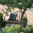 thumbnail image 3 of G & F Fairy Garden Miniature Metal Vine Bench 10046, Silver, 1 Piece, 3 of 6