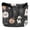 Pumpkin Ghost Spiderweb, variant on Haosy Colorful Plants and Squares Golf Mallet Putter Cover Strong Magnetic Leather Golf Club Headcover Closure