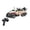 White, variant on Alloy Tow Truck Toy, City Road Rescue Transport Vehicle, Small RC Repair Truck, Red