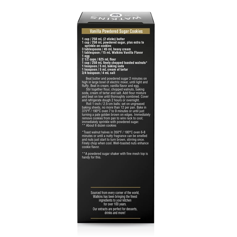 Watkins Vanilla Extra Flavor, 2 fl oz Baking Extract, Pure