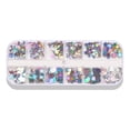 thumbnail image 1 of Uñas Lentejuelas Paillettes Lámina 3D Copos Arte Diseño Suministros Sunnimix DIY Nail Art Glitter Sequin, 1 of 8