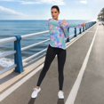 thumbnail image 6 of FORMRS Womens Long Sleeve Shirts UPF 50+ Sun Protection Quick Dry Fishing Hiking Tops, Size S-2XL, Neon Starfish Pattern, 6 of 8