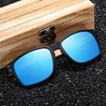 thumbnail image 3 of Bamboo Sunglasses for Men and Women, TAC Lens, Sports Style, Universal Fit, Customizable, 1 Pair, 3 of 5