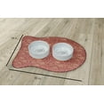 thumbnail image 2 of Simply Daisy Floral Tangle Fish Shape Pet Feeding Mat for Cats, 2 of 3