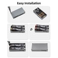 thumbnail image 5 of TAPDRA Dual Bay M 2 NVME SSD Enclosure USB3 2 GEN2X2 20Gbps RAID Modes For Secure Data Storage, 5 of 5