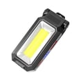 thumbnail image 2 of Magnetic Work Light - Led Flashlight with Magnet Base, Folding Inspection Work Light with Battery Level Display, Portable Flashlight for Car Repair, Camping, Workshop, Handheld Tool Black Size:L, 2 of 5