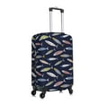 thumbnail image 3 of Uemuo Sardine Printed Washable Luggage Cover - Fashion Suitcase Protector Fits 18-32 Inch Luggage -X-Large, 3 of 9