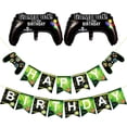 thumbnail image 4 of facefd 34pcs/set Video Game Banner Video Game Controller Balloons Birthday Banner Balloons for Birthday Party Game Party Decoration, 4 of 5