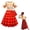 Dolores Dress+Bag, variante sur HAWEE Robe pour Demoiselles d'Honneur Mirabel/Pepa/Dolores/Luisa/Isabela Robe de Cosplay Encanto Robe de Princesse Manches Évasées Ligne A Évasée Jupe de Fête d'Anniversaire