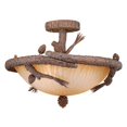 thumbnail image 1 of Vaxcel International AS-CFU220PT Aspen 22 in. Semi-Flush Mount - Pine Tree, 1 of 1