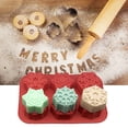 thumbnail image 4 of Elementos Navideños Molde De Pastel De Silicona 3D Molde Para Hornear Encaje De Copo De Nieve Moldes Para Hornear Diy Para Gelatina De Caramelo De Chocolate Methold HA038608-00, 4 of 6