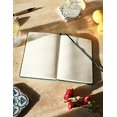 thumbnail image 3 of Cuaderno rayado Beechmore Books A5 Tapa dura cuero vegano papel crema 120gsm Verde Dartmouth, 3 of 3