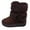 Coffee, variant on Kids Girls Boys Winter Warm Boots Suede Lightweight Lined Mid Calf Snow Boots for Toddler/Little Kid Coffee 25