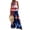 Royal Blue(American Flag Stars), variant on Iaqnaocc 4th Of July Outfits for Women Independence Day American Flag Stars Womens Jumpsuit Red White and Blue Sleeveless Wide Leg Summer Adjustable Strap Plus Size Jumpsuits Overalls Red XL