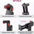 thumbnail image 5 of Universal Smartphone Mount Adapter Phone Tripod Mount ST 06S with 2 Cold Shoe 360° Rotates Adjustable Clip Clamp Holder Compatible with, 5 of 7