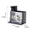 thumbnail image 4 of Shengyu Storage Rack Dispenser Stand Sponge Bracket Stainless Steel Fine Workmanship Compact Size Exquisite Sink Holder, 4 of 6