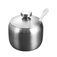 thumbnail image 2 of Condimento, Vinagrera de Cocina Recipiente de Almacenamiento de Especias Tarro de de Especias Suministros de Cocina con Tapa Y Plata Redonda BLESIY tarro de especias, 2 of 3