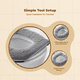 thumbnail image 4 of Abbraccia Funda asiento inodoro XL impermeable, 4 of 5