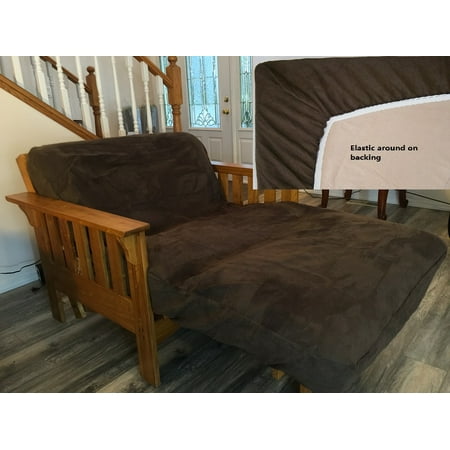 OctoRose® Easy Fitted Bonded Classic Soft Micro Suede Futon Mattress Cover