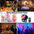 thumbnail image 5 of Party lights Disco Ball LED Strobe Lights Sound Activated, RBG Disco lights,dj lights,Portable 7 Modes Stage Light for Wedding Show Club Pub with Remote (1 pack), 5 of 5