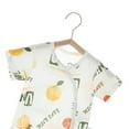thumbnail image 3 of MXIEZI Newborn Boys Girls Onesies Pajamas Summer Casual Short Sleeve Jumpsuit Sleepwear for 0-18 Months Romper Thin loungewear, 3 of 5