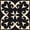 Black/Brown, variant on Mi Alma Floral Brown Black Tile Stickers - Removable Vinyl 4x4, 24 pcs