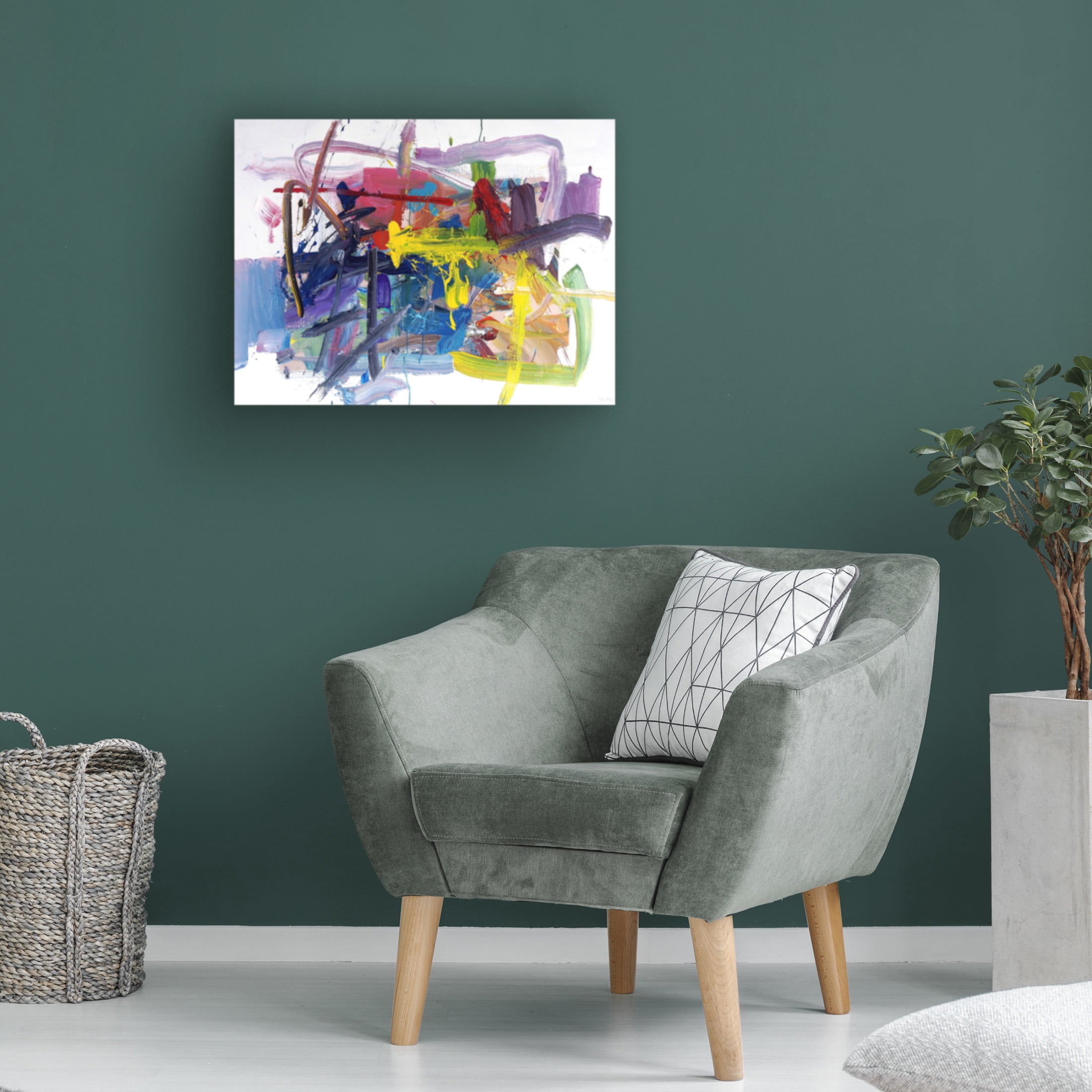 Canvas Wall Art - Fong Fai 'Righteousness Endures' Wall Art for Living Room, Bedroom, or Office Décor by Trademark Fine Art - 32 x 24 Inches