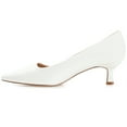 thumbnail image 3 of Journee Womens Celica Slip On Kitten Heel Pointed Toe Pumps, Widths Available, 3 of 10