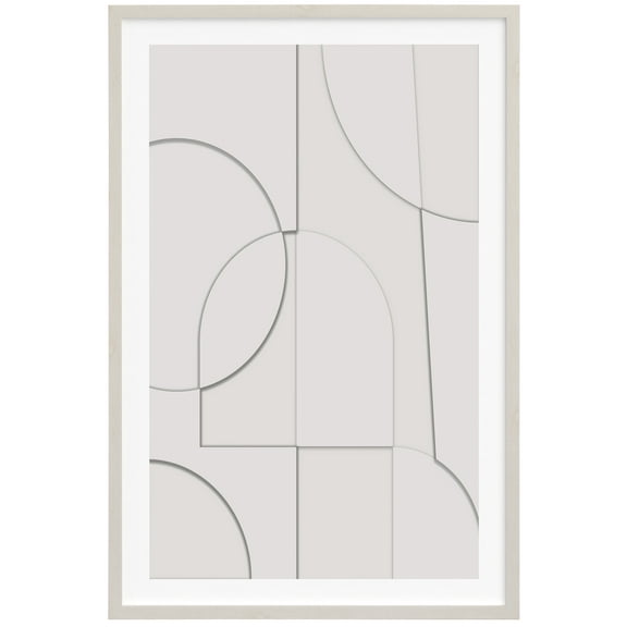 SAFAVIEH Peaceful Configuration 24" x 36" Framed Wall Art