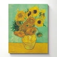 thumbnail image 4 of Van Gogh Canvas Wall Art, Twelve Sunflowers Canvas Print, sunflower canvas wall art, Van Gogh sunflowers, Ready To Hang for Living Room Home Wall Décor 16x20, 4 of 7