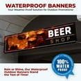 thumbnail image 5 of Beer Shop Large Banners and Signs for Outdoor by DreamController-Polyester Banner with 4 Holes for Easy Hang Indoor & Outdoor| 4x1 Feet HD Banner to Promote Food & Beverages | Made in USA, 5 of 6