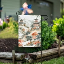 Yayeee Garden Flag 12" x 18" Double Sided Outdoor Yard Lawn Holiday Decorations, Mountain Pattern