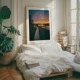 thumbnail image 5 of Scioto River Sunset, Columbus 01 - Columbus Ohio Photography Oak Framed Wall Art Print 24 x 30 inches, 5 of 12