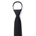thumbnail image 3 of Hommes Garçons Rétro Cravate Étroite Cravate Skinny Polyester Mode Pratique Cravate Pull Corde Cravate pour Mariage Club Robe de Soirée Mariée Noire, 3 of 9