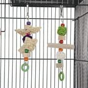 ZENY 39 House Shape Bird Cage Large Parrot Cage Metal Frame, Black