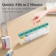 thumbnail image 4 of Weekly Pill Organizer Magnetic Removable Pill Box Day Time a Day Large Pill Case Travel Week Once Daily Medication Dispenser Medicine Container Holder for Supplement Vitamin Blac, 4 of 6