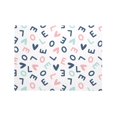 thumbnail image 4 of YFYANG Rectangular Polyester Table Cloth Love Letters Pattern Table Cover for Indoor Outdoor Kitchen Restaurant Table Decoration Tablecloths，54" X 72", 4 of 9