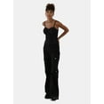 thumbnail image 2 of No Boundaries Lace Corset Top, Women’s and Women’s Plus, 2 of 5