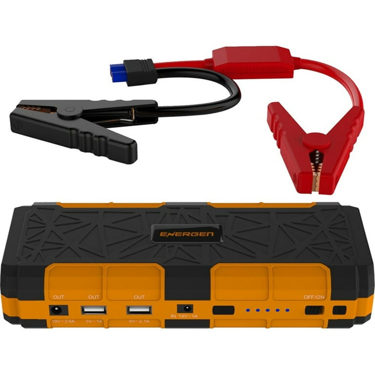 Energen P12 Power Jumper, 1200A Peak Amp, Car Jump Starter
