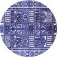 thumbnail image 1 of Ahgly Company Indoor Round Persian Blue Traditional Area Rugs, 7' Round, 1 of 4