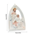 thumbnail image 5 of Milue Christmas Nativity Figurines Nativity Scene Statue with Stable Holy Family, 5 of 10