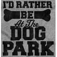 thumbnail image 2 of Rather Be Dog Park Pet Puppy Owner Unisex Plus Fleece Graphic Hoodie Brisco Brands 2X, 2 of 5